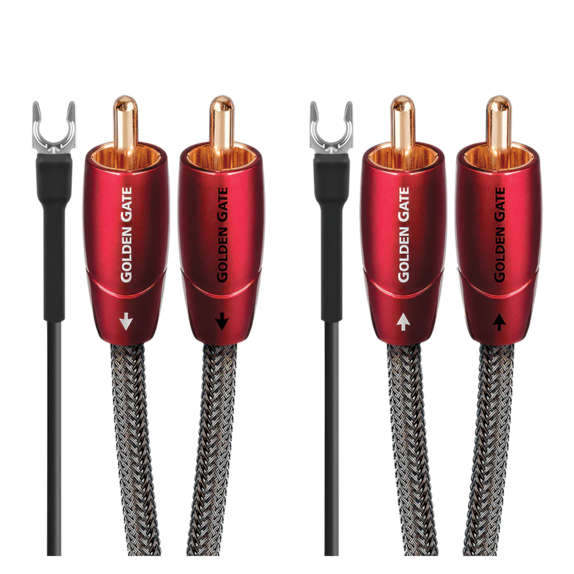 Hi-Fi Kabel, Lautsprecherkabel, Rot, Braided Kabel, Kupferspitze