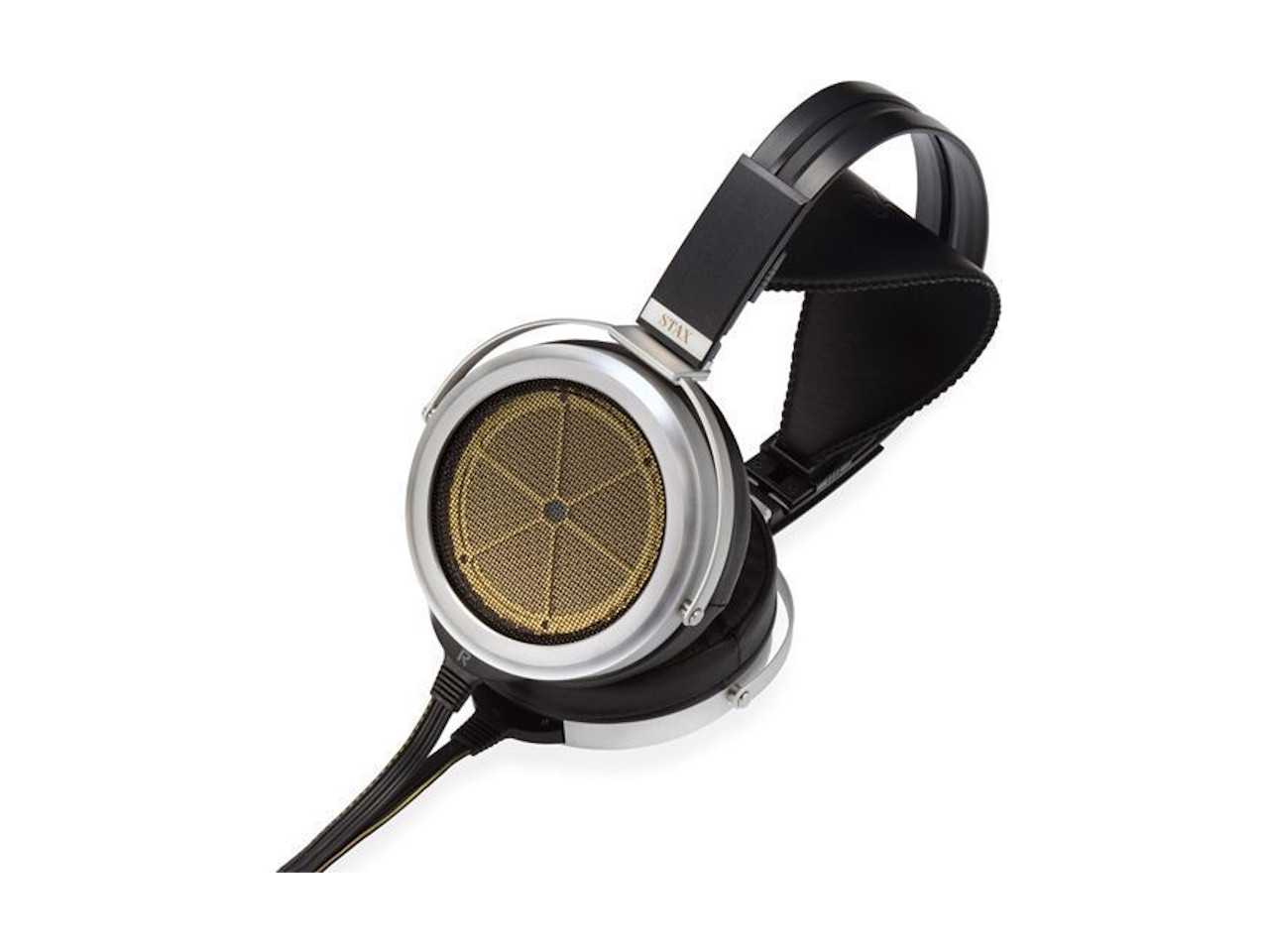kopfhörer, over-ear, goldene staubschutz, metall, kabelgebunden