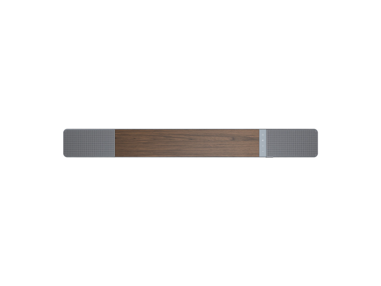 soundbar, wood, grau, tasten, lautsprecher