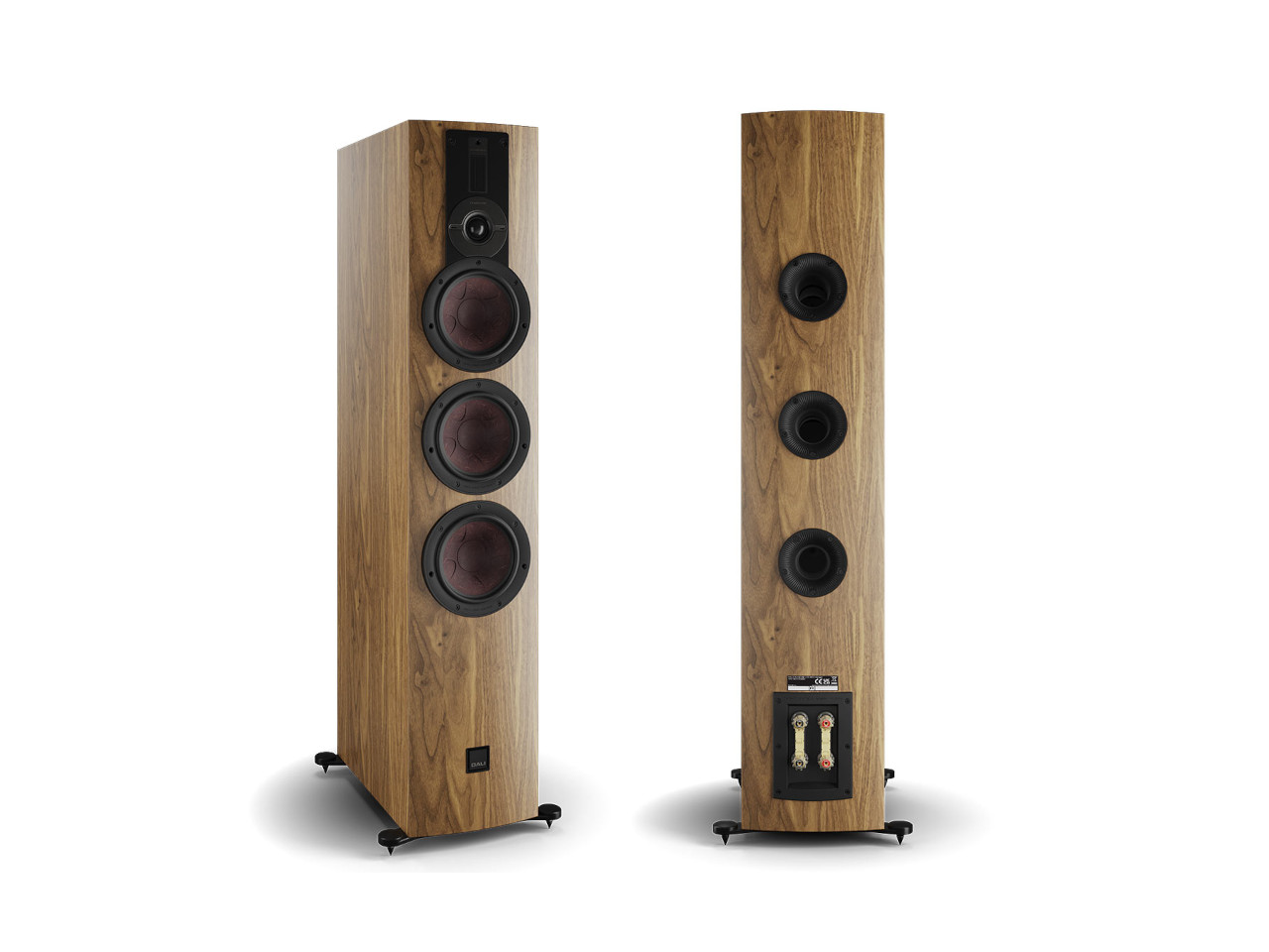 stander, Lautsprecher, Standlautsprecher, Holzoptik, Mehrwege-Lautsprecher