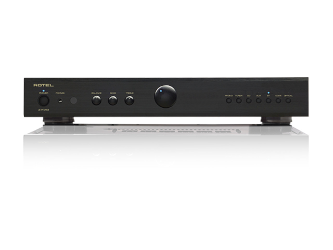 AV-Empfänger, Stereo-Empfänger, schwarzes-frontpanel, bedienknöpfe, Audio-Verstärker