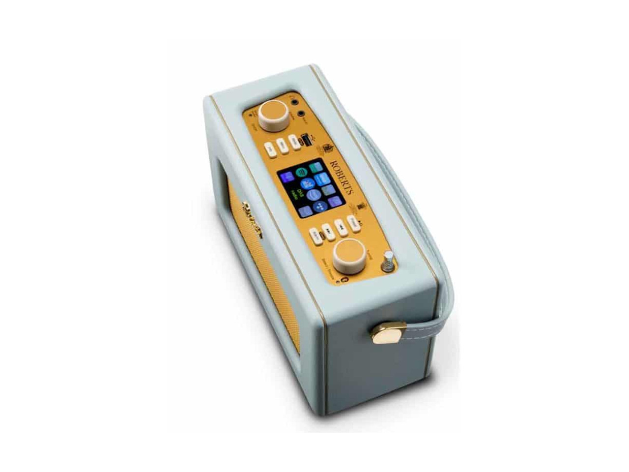 Koffer, Elektronisches Gerät, Goldene Steuerung, Kompaktgerät, Tragecase