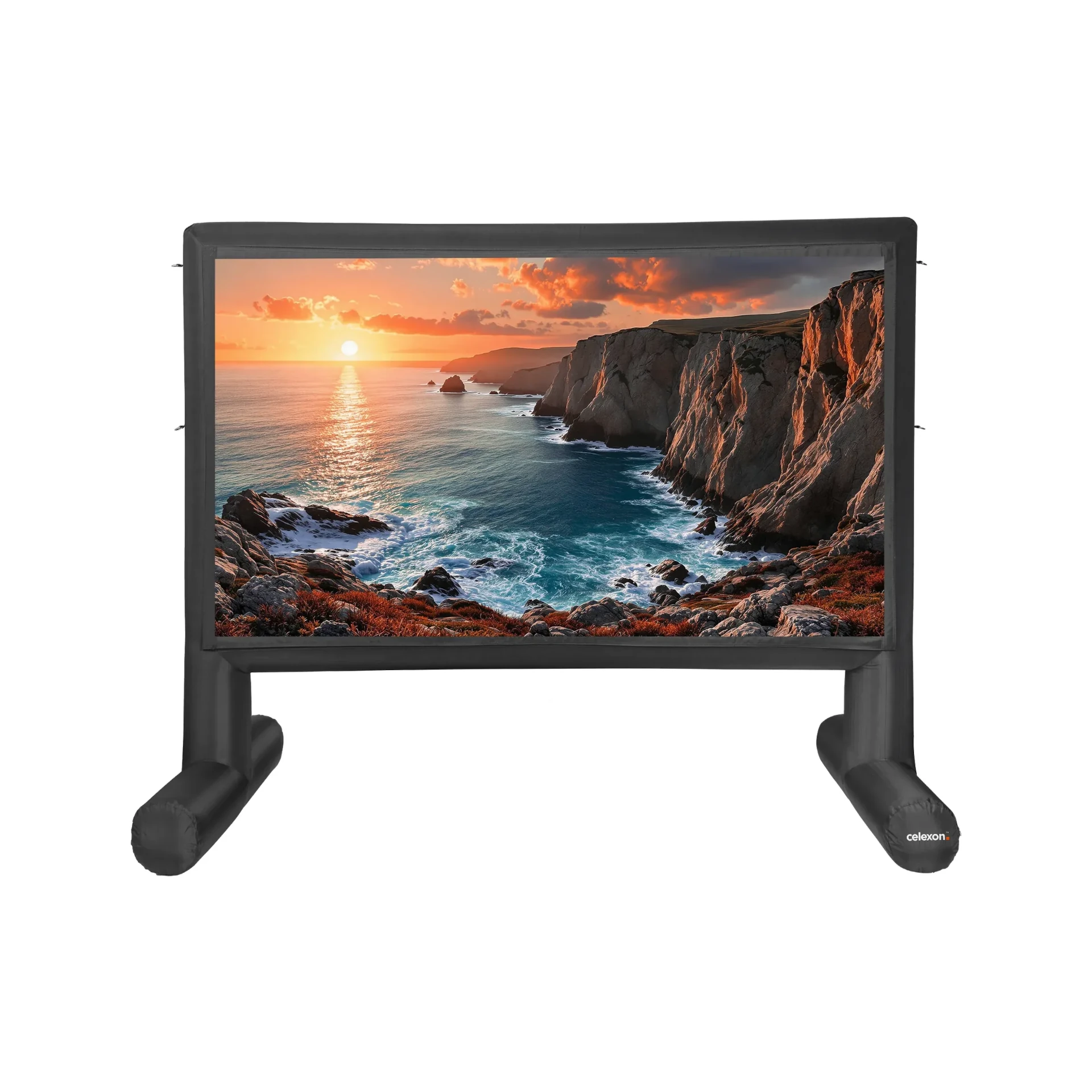 monitorstand, bildschirm, anzeige, flachbildschirm, meerlandschaft