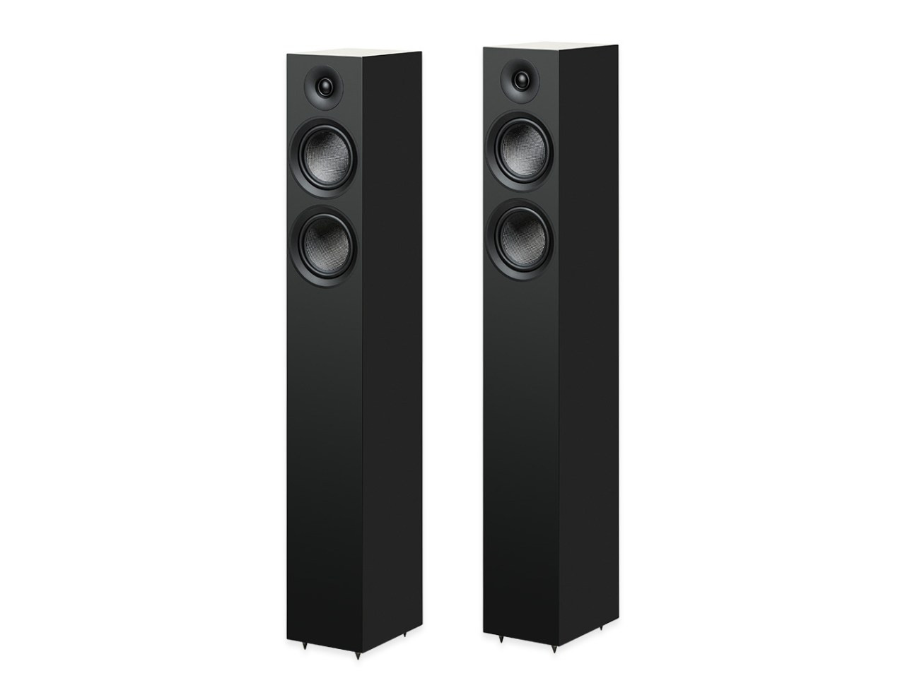 Standlautsprecher, Lautsprecher, Schwarz, 3-Wege, Tall Floorstanding