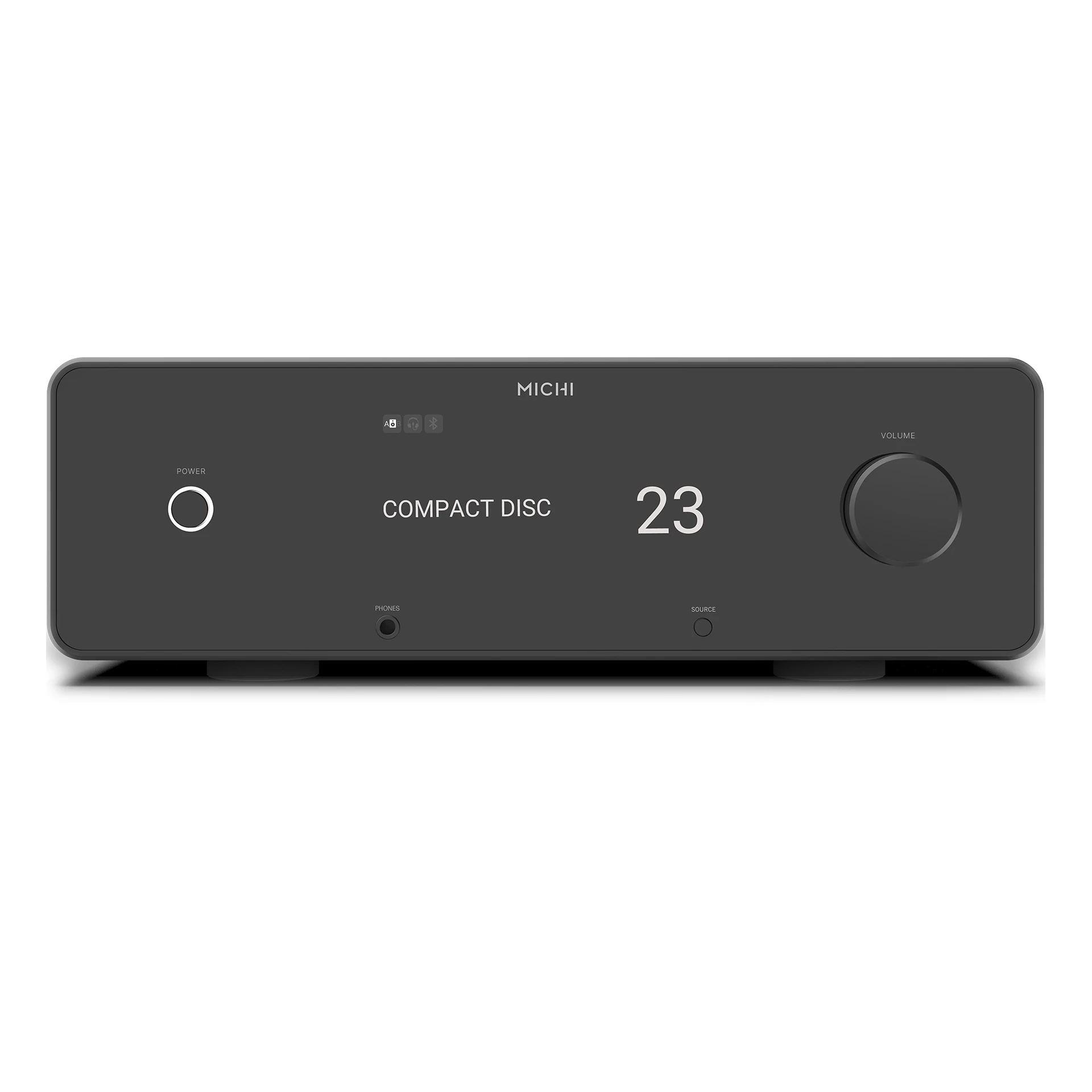 Compact Disc Player, CD-Player, Frontpanel, Lautstärkeregler, Kopfhöreranschluss