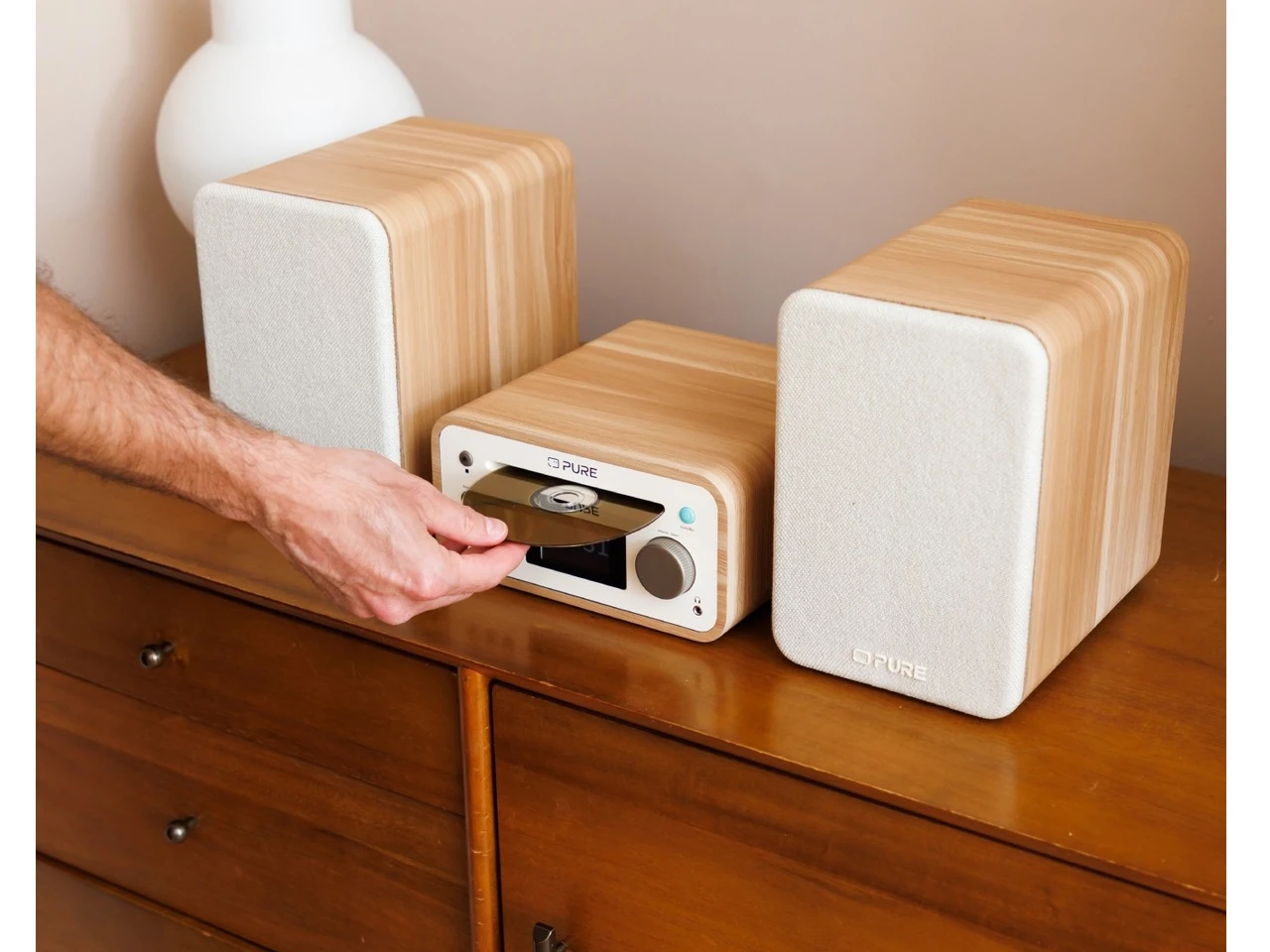 Lautsprecher, Bluetooth, Holz, Stereoanlage, Kompakt
