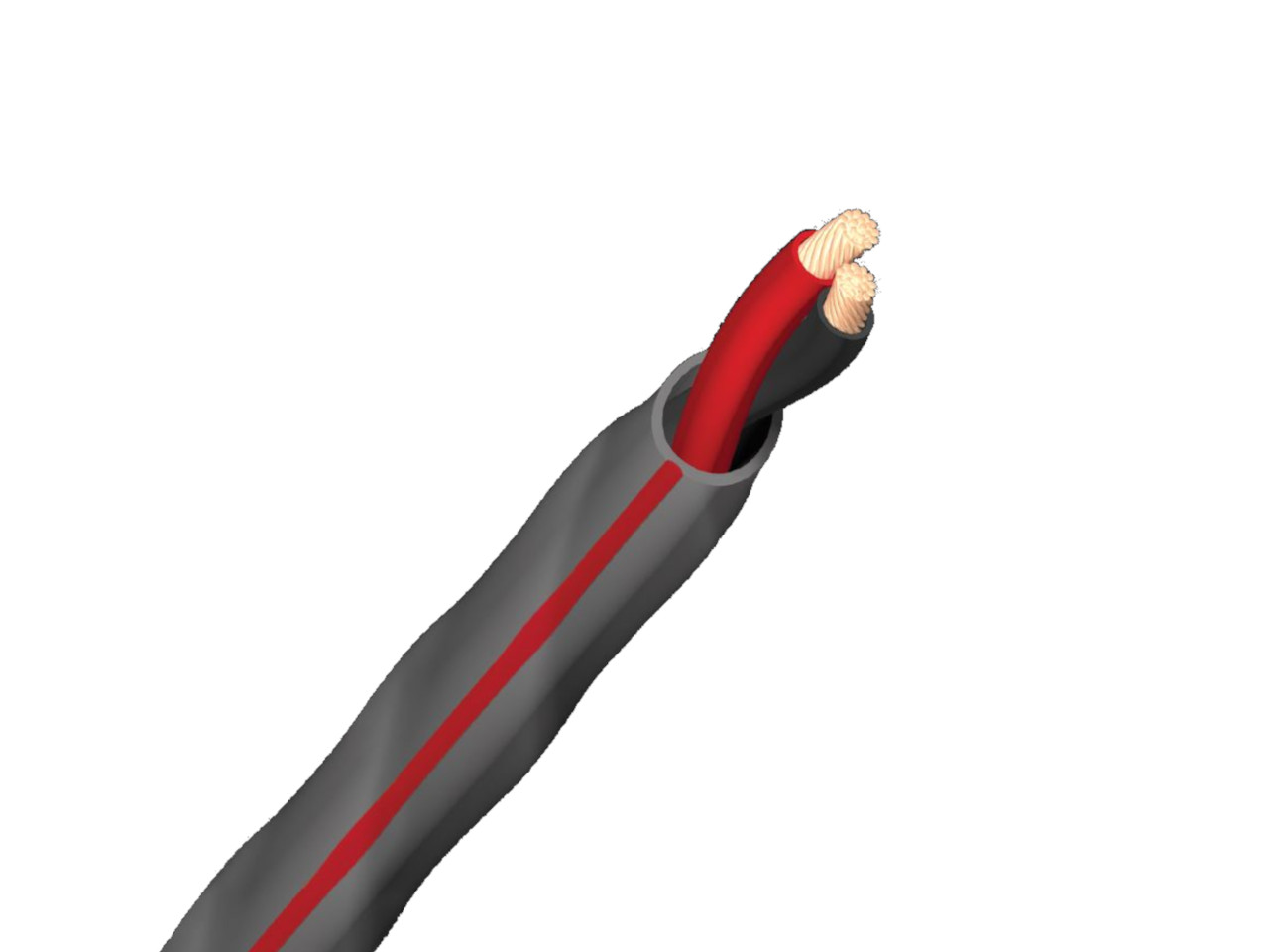 inch cable, kabelkern, rote leitung, freigelegtes kupfer, isoliertes kabel