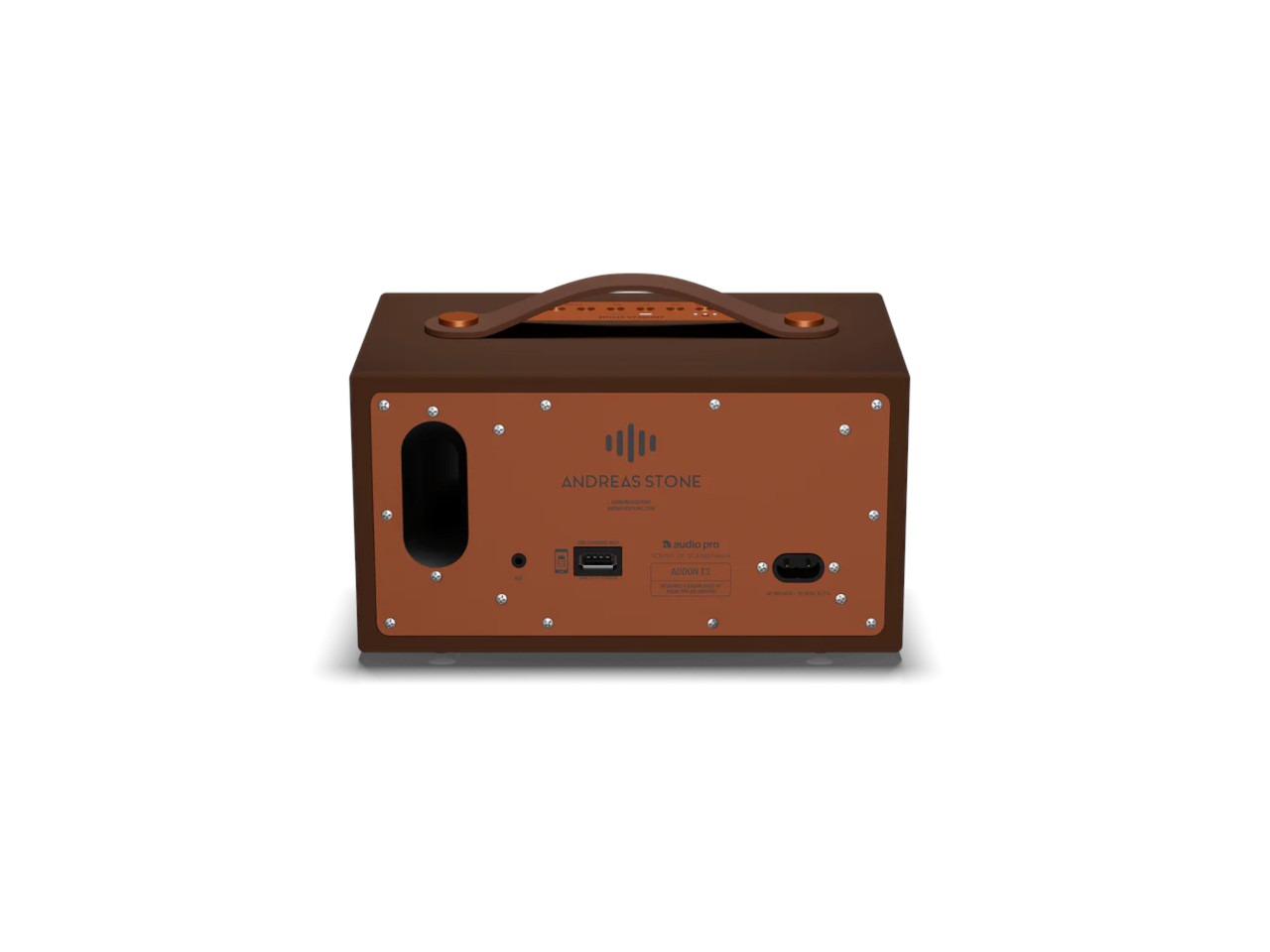 Holzbox, Lautsprecher, Antriebsbox, Tragegriff, Anschlussports