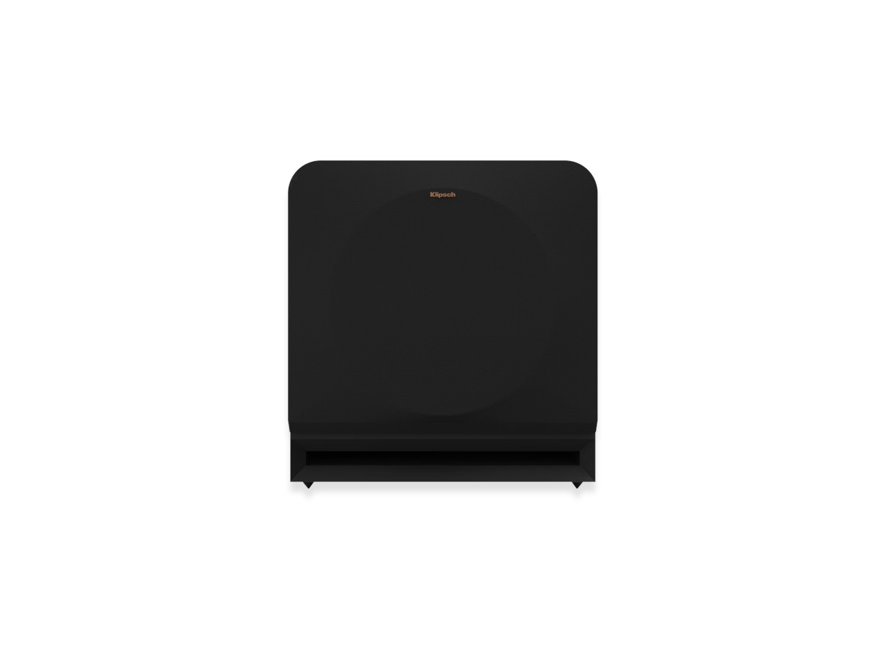 subwoofer, audio, schwarz, rechteckig, gewebe