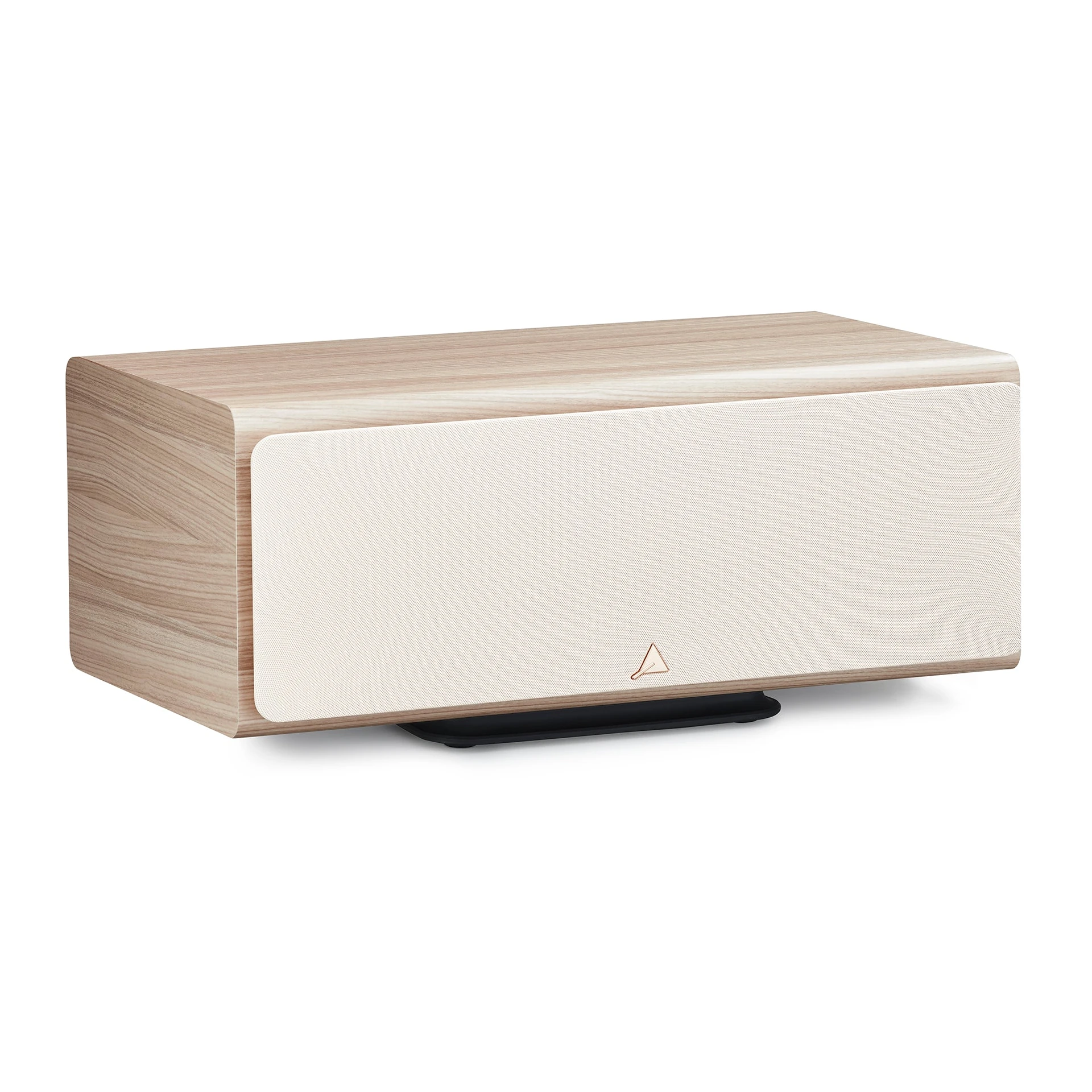 Lautsprecher, Kompakt, Holzoptik, Breiter Brocken, Frontgitter beige