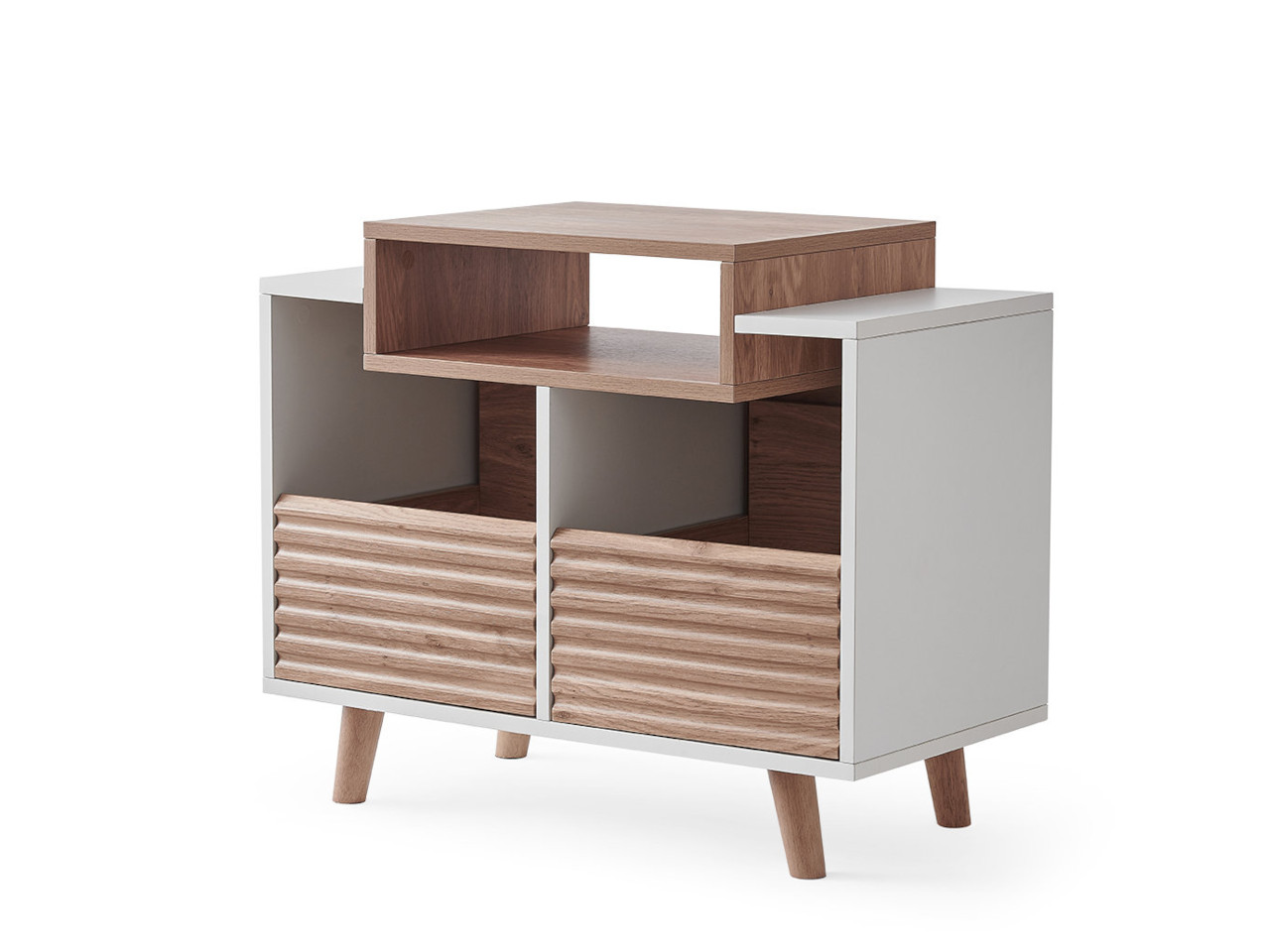 Sideboard, Holz, Korbregal, Kastenregal, Naturholz