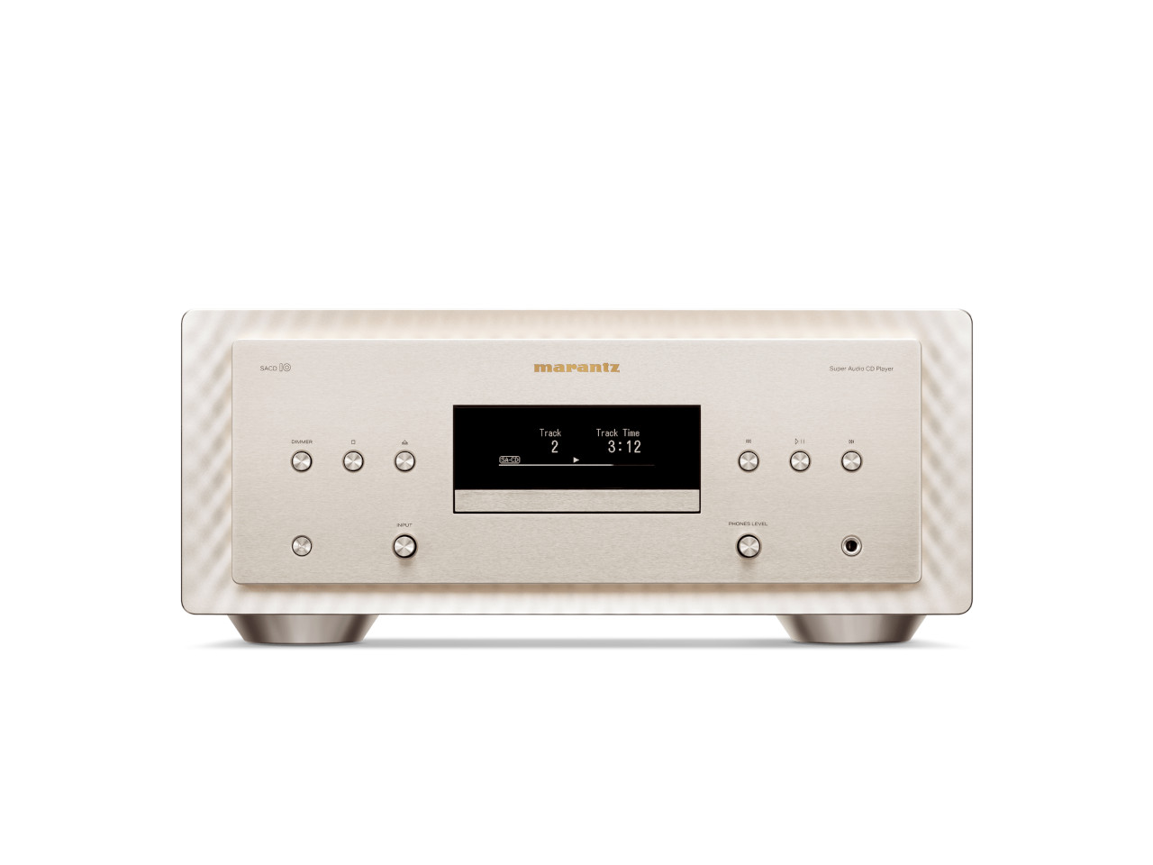 stereo-empfänger, hi-fi, silber, rack-mount, bedienfeld