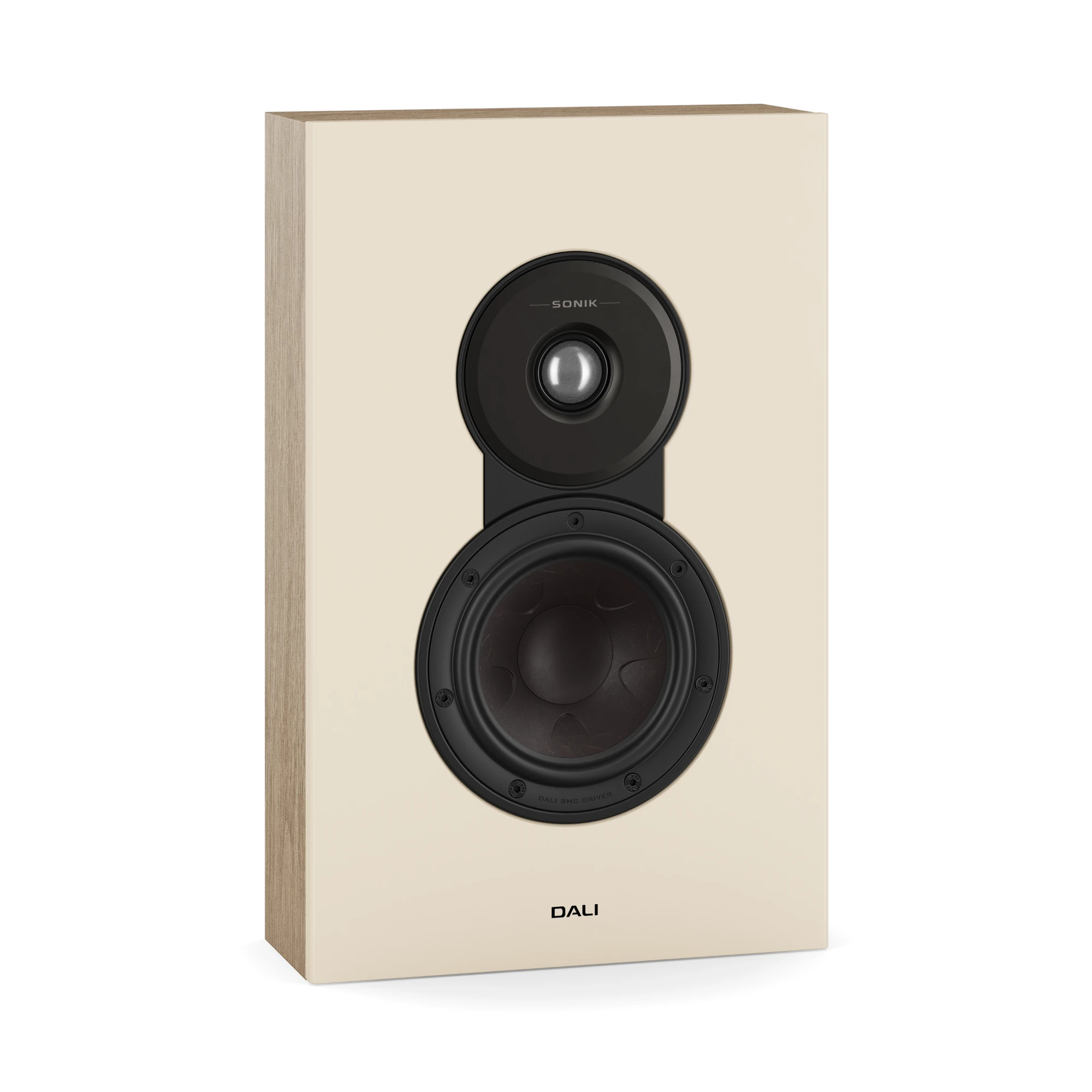 sprecher, Stereo, Holz, beige, zweikanalig