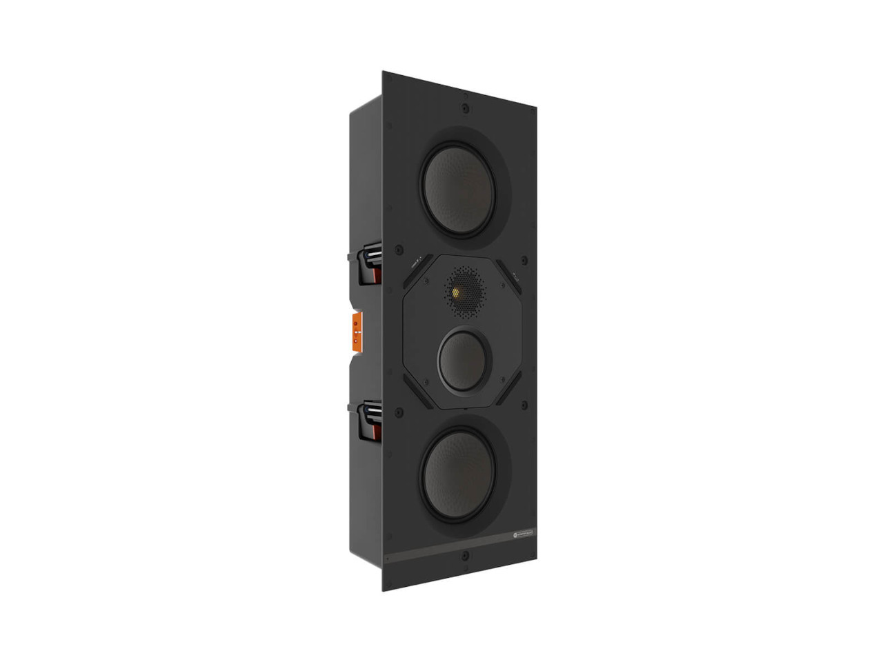 Lautsprecher, Wand-/Sonos-Lautsprecher, 3-Wege-Lautsprecher, Schwarz, Baffle-Panel