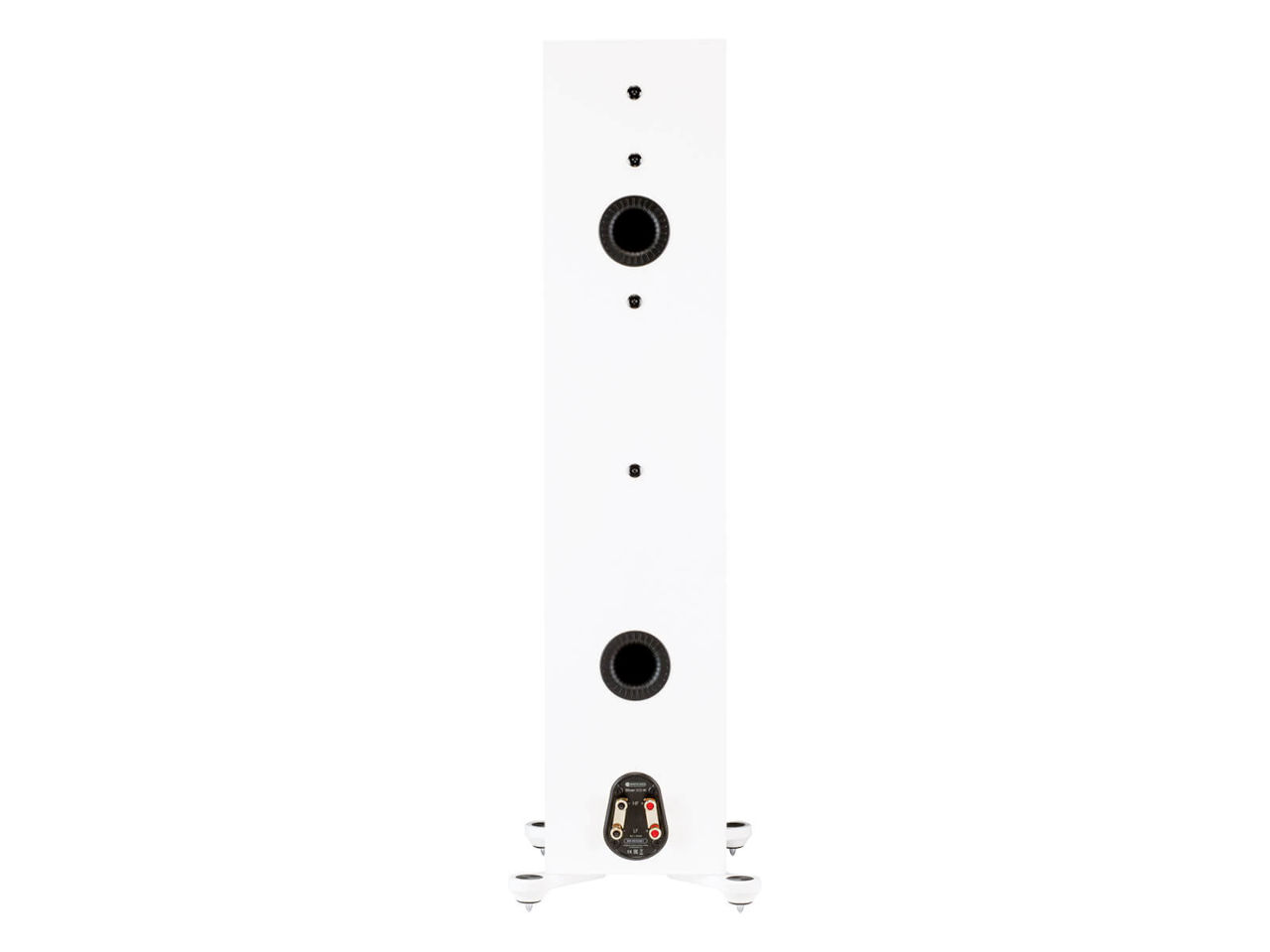 Tall speaker, Floor-standing, White, Speaker drivers, Ported enclosure