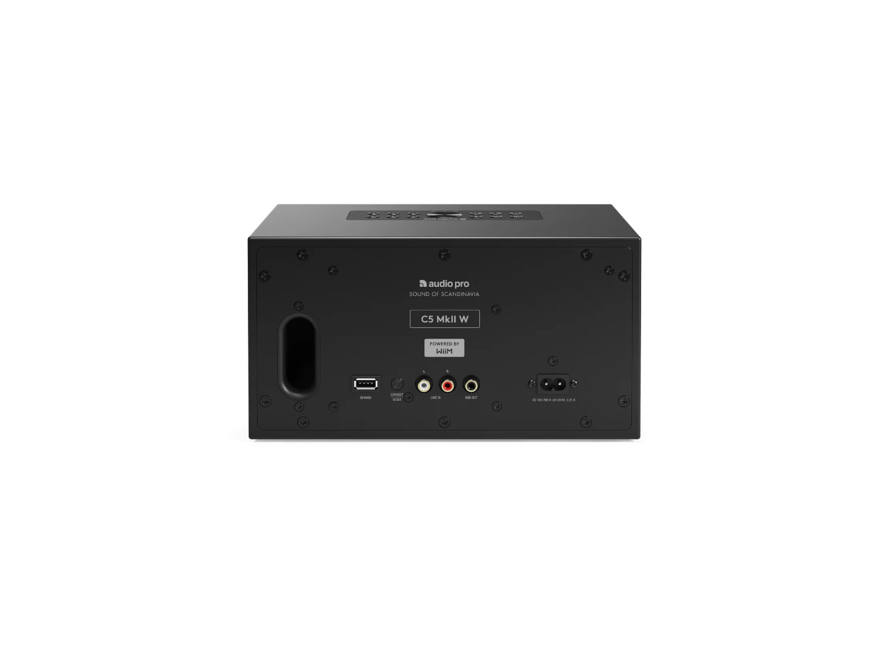 home_audio, Verstärker, schwarz, Rückseite, Stereoempfänger
