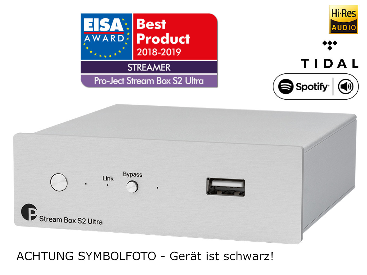 Pro-Ject Stream Box S2 Ultra Schwarz (Kundenrückläufer)