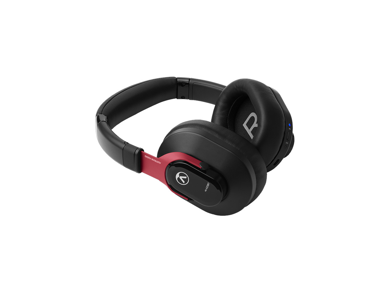 Kopfhörer, Over-Ear, Drahtlos, Schwarz, Rot