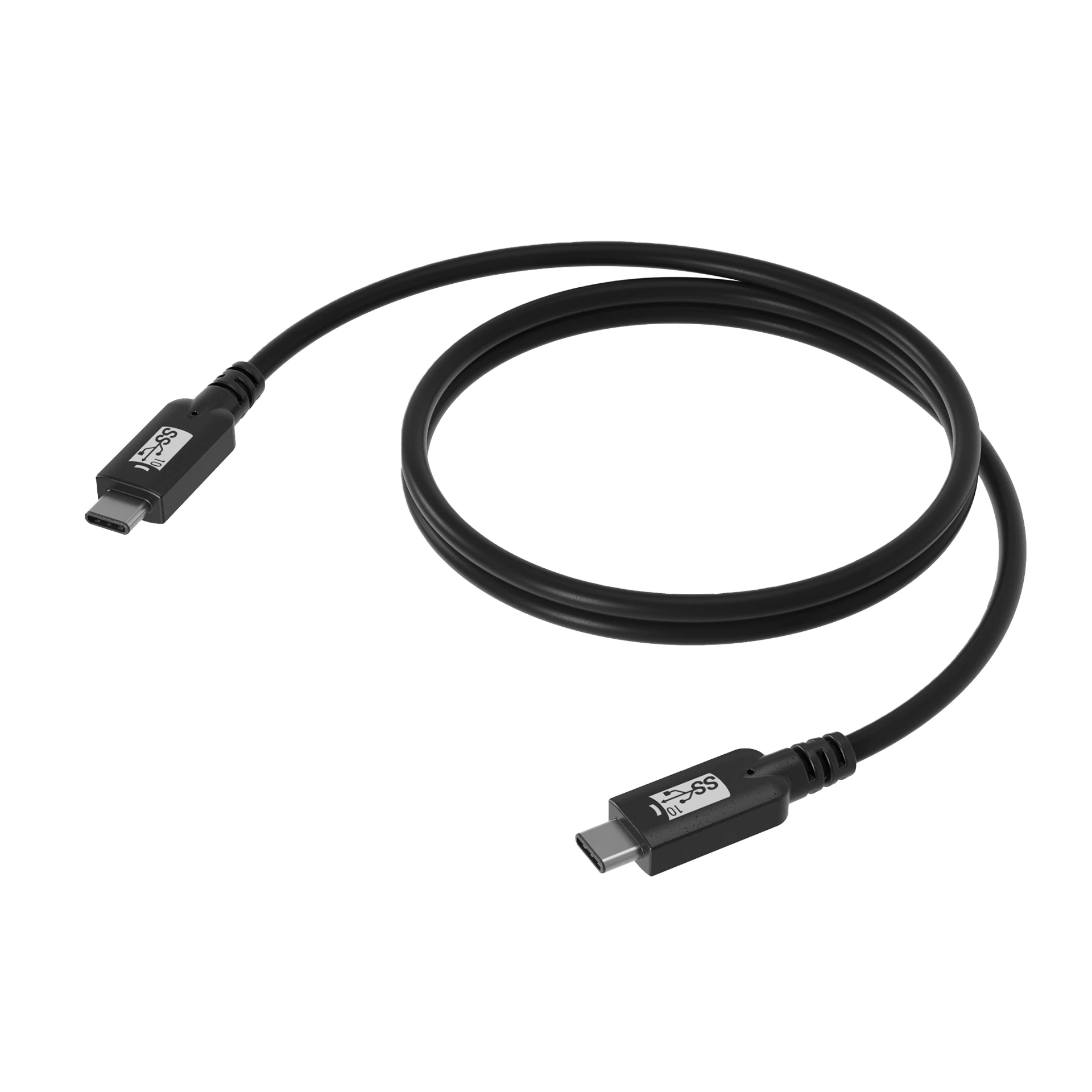 USB-C-Kabel, HDMI-Adapter-Kabel, USB-C zu USB-C, schwarzes Kabel, Datenübertragung