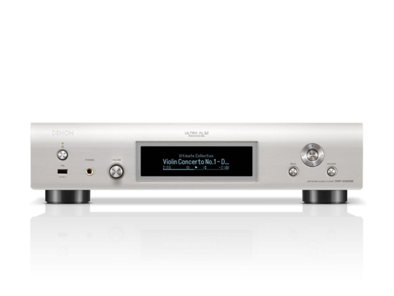 HiFi-Verstärker, Netzwerk-Player, Aluminium-Gehäuse, Digital-Display, Klinkenanschlüsse