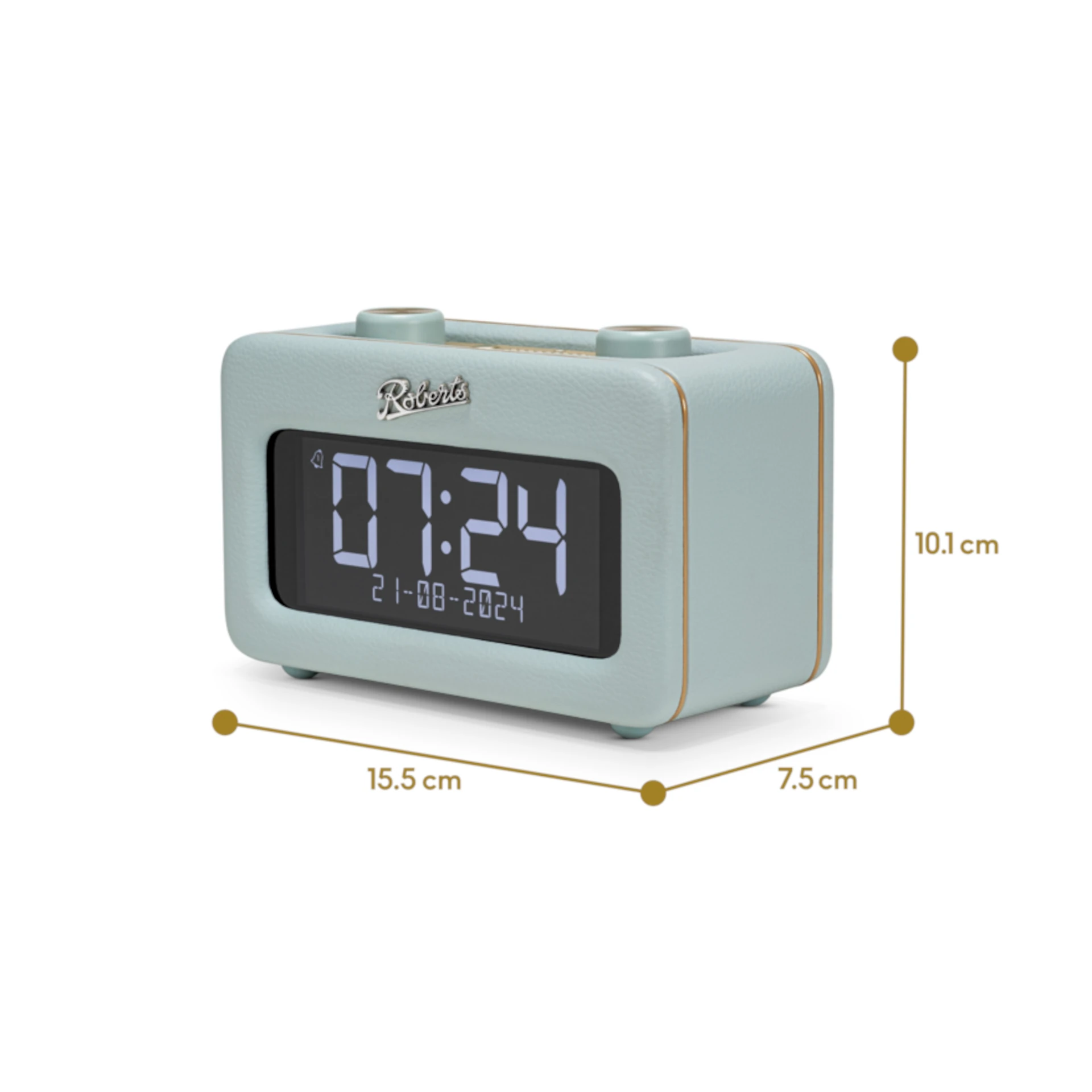 Kaffeemaschine, Digitaluhr, Tischuhr, Küchenlook, Retro-Design