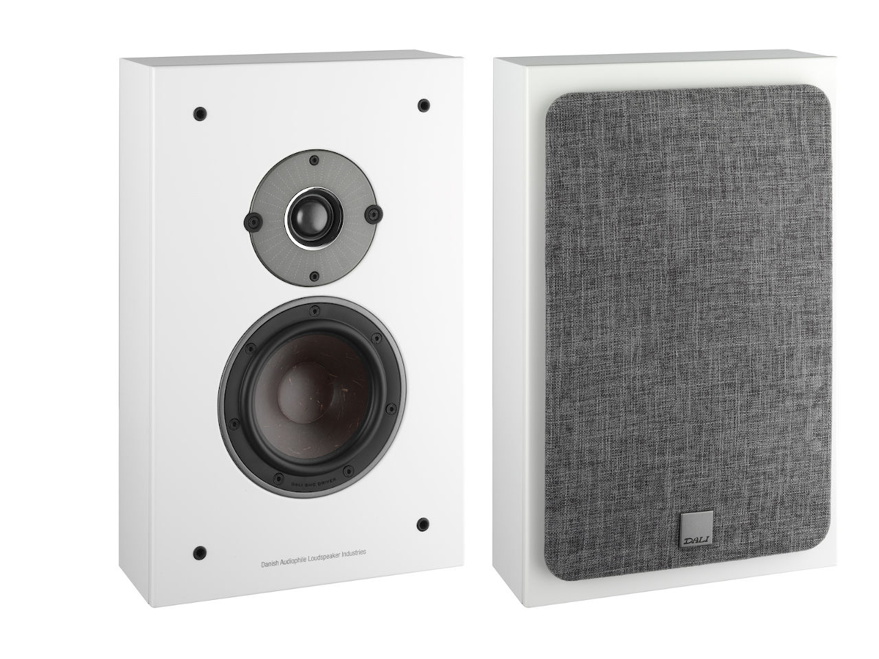 Lautsprecher, Stereo-Lautsprecher, Regal-Lautsprecher, Schwarz/Weiss, Kompakt-Boxen