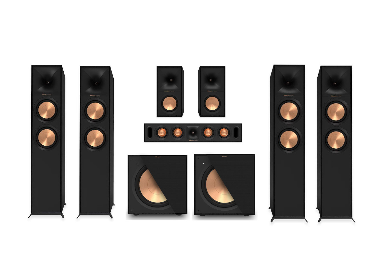 audio, lautsprecher, home theater, kupfer, turmlautsprecher