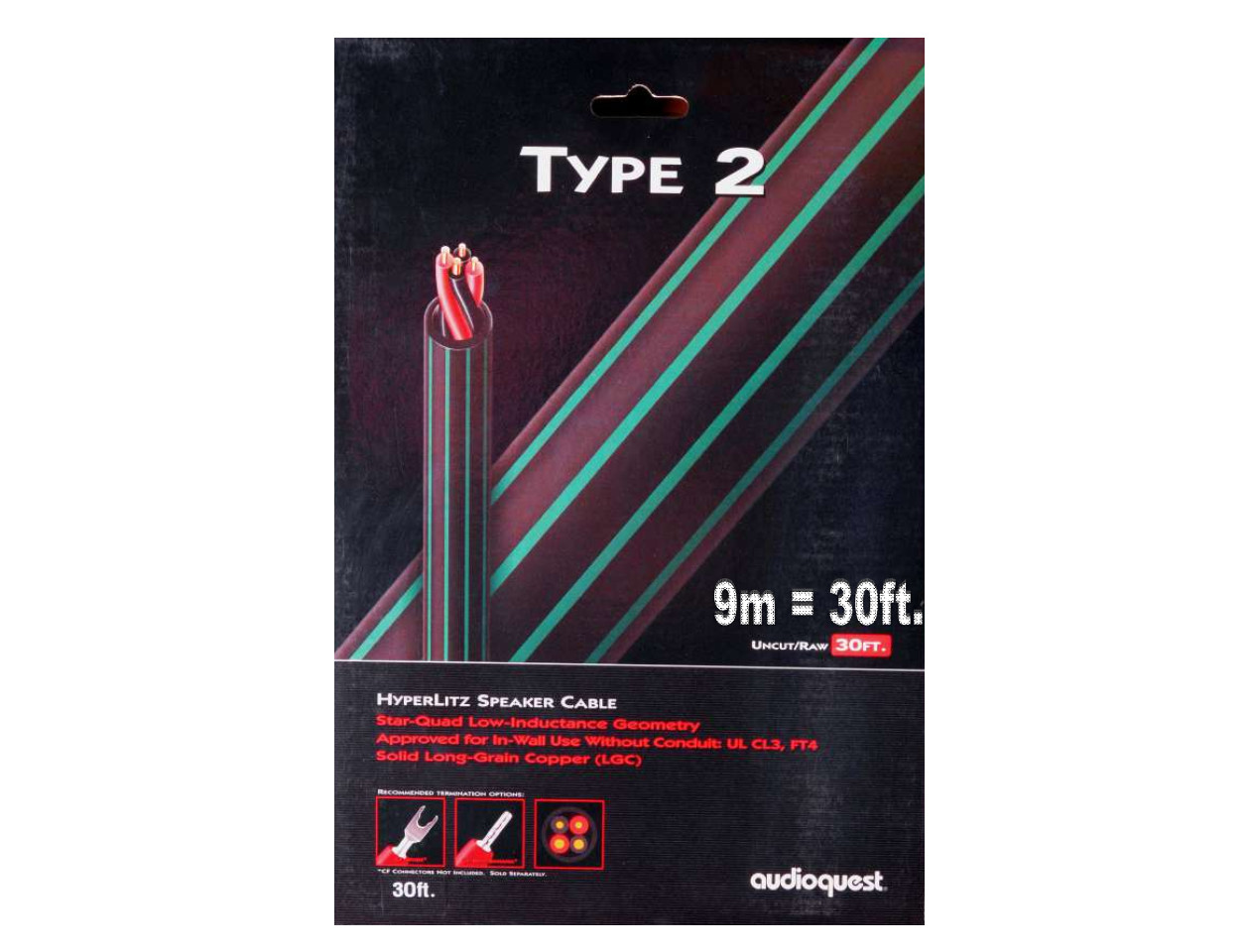 audioquest_type2_2 AudioQuest Type 2 Lautsprecherkabel