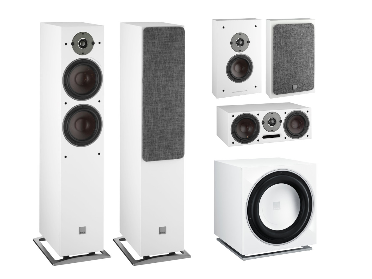 Lautsprecher, Standlautsprecher, Schwarz/Weiß, Woofer, Subwoofer