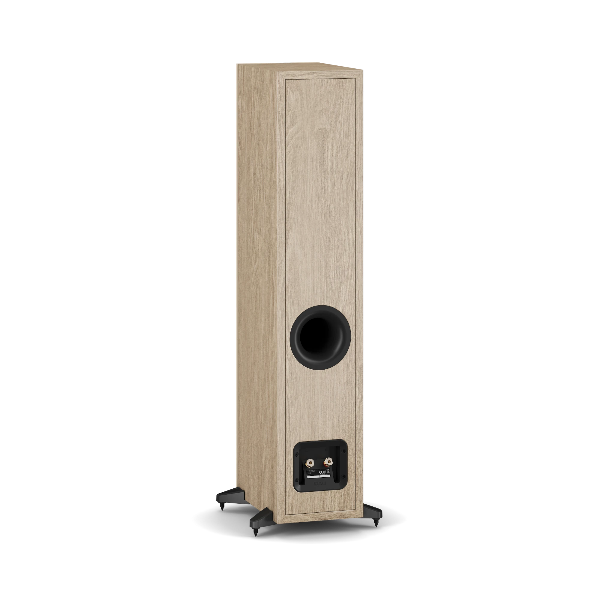 Standlautsprecher, Holzoptik, Bassreflex, HiFi, Rear connections