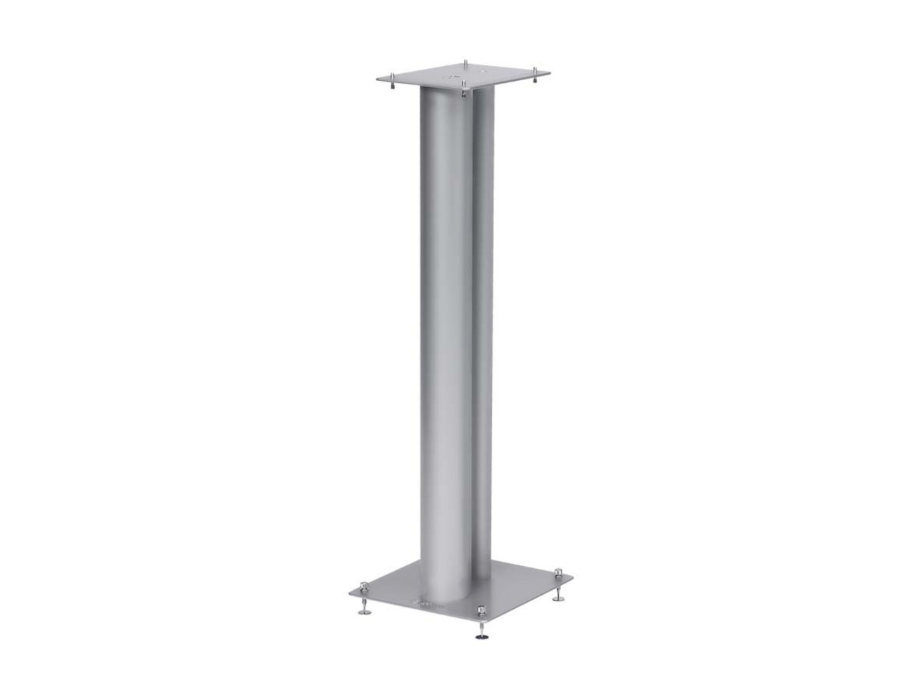 Standardträger, Metallsäule, Stahlkolonne, quadratische Basis, Montageplatte