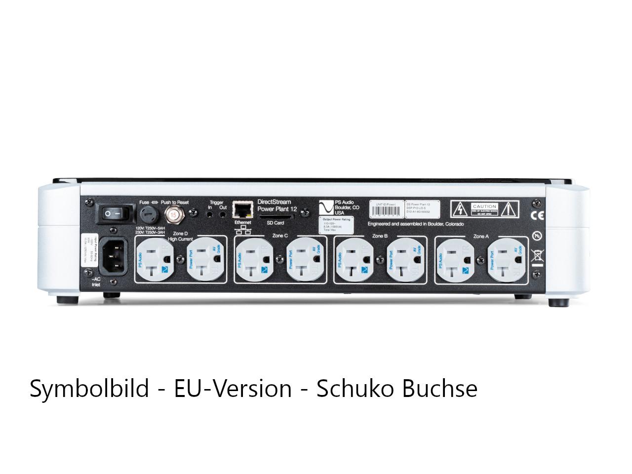 rack-mount PSU, Leistung, Mehrfachsteckdose, EU-Version, Schuko