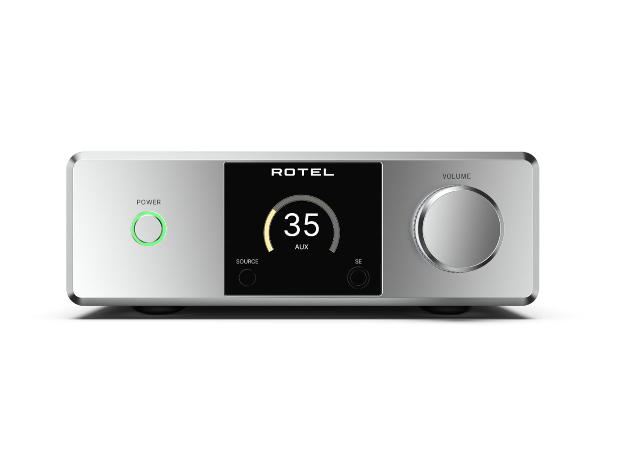 hifi, stereo, verstärker, silber, lautstärkeregler