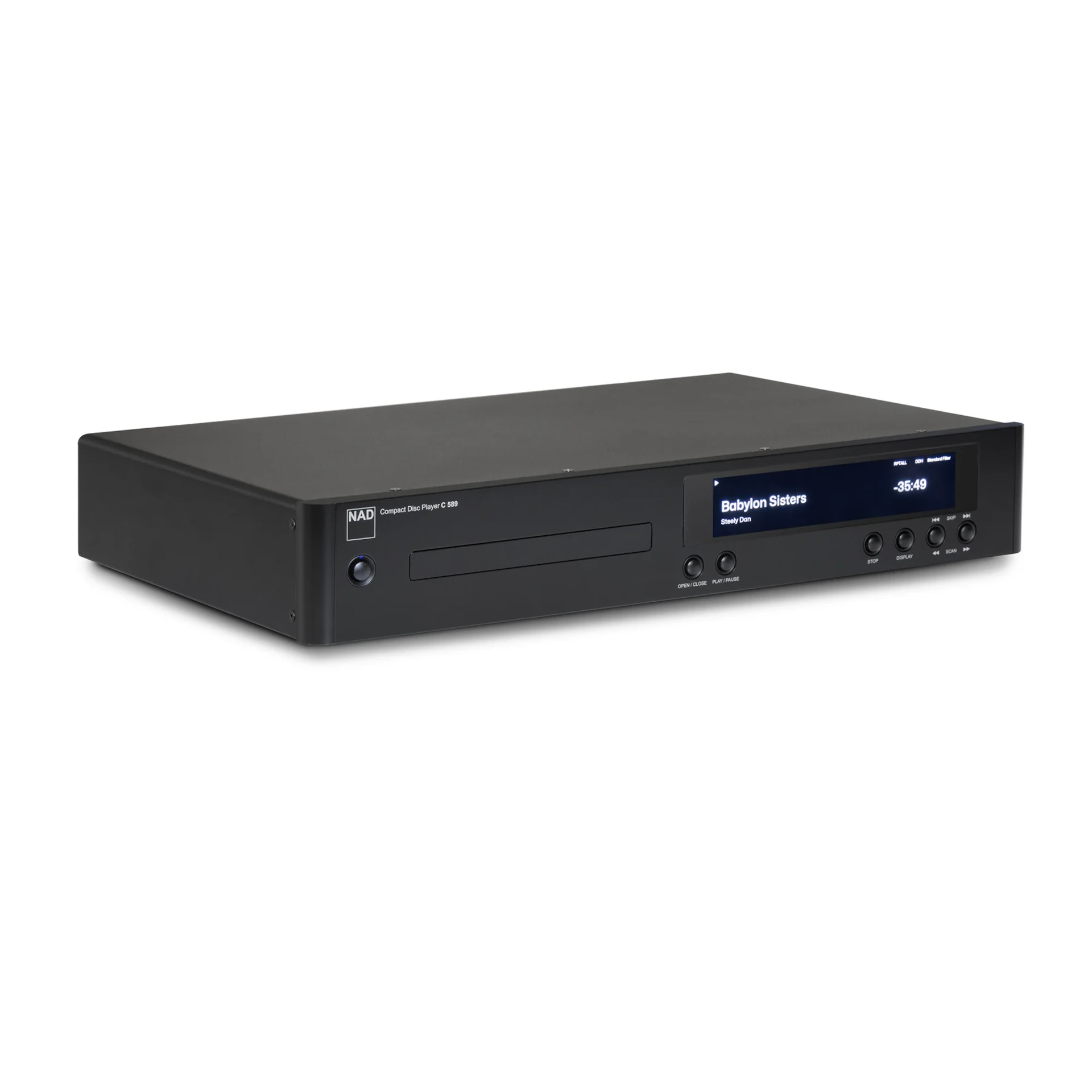 CD-Spieler, Kompakter Spieler, Disc-Spieler, Digitalanzeige, Frontpanel