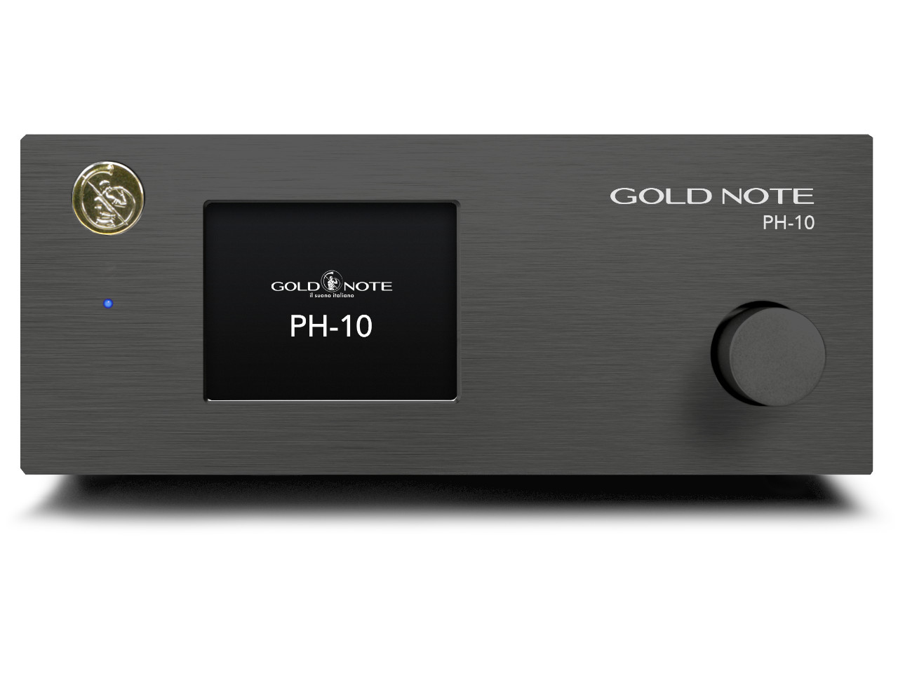 audiophile, Kopfhörer-Verstärker, PH-10, metallische Oberfläche, Display