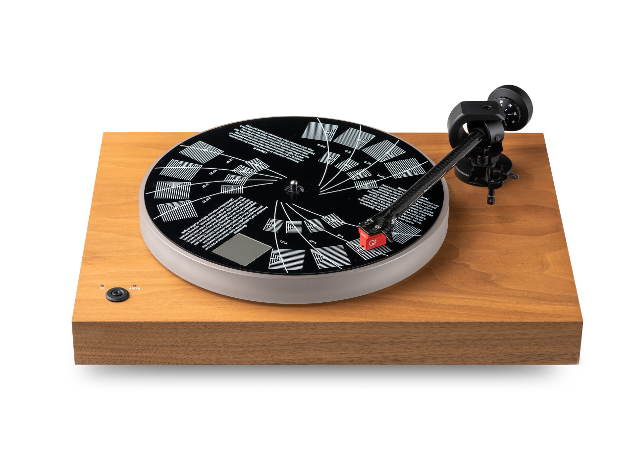 Tontei, Plattenspieler, Holzplatte, Tonarm, Schallplattenspieler