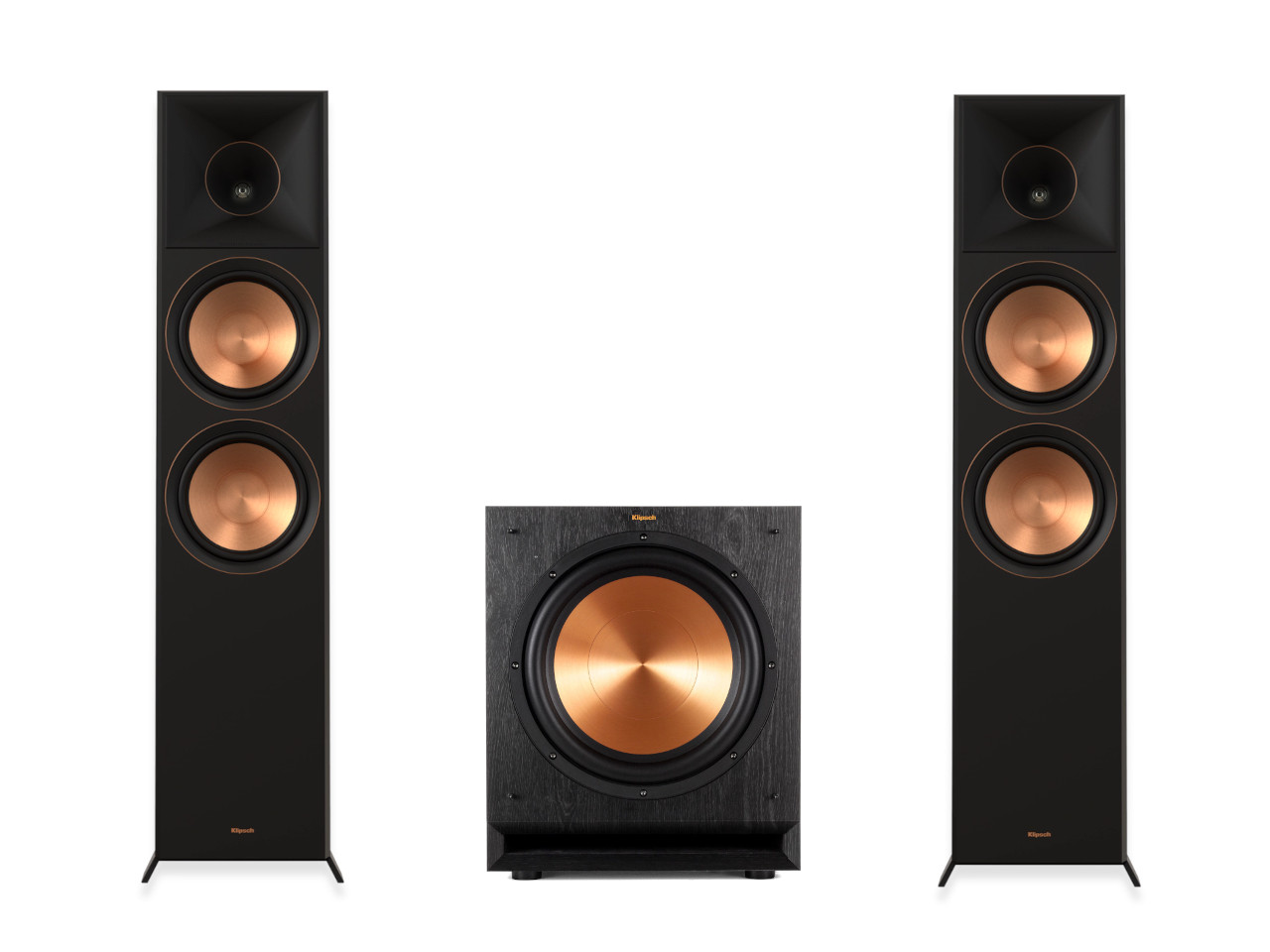 lautsprecher, stereoanlage, kupfer, 3-wege, subwoofer
