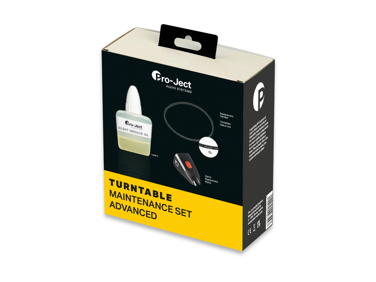 turntable, wartung, set, fortgeschritten, verpackung