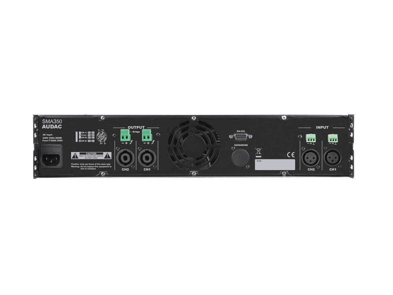 rack-mount, netzteile, audio-amp, rückseite, anschlüsse