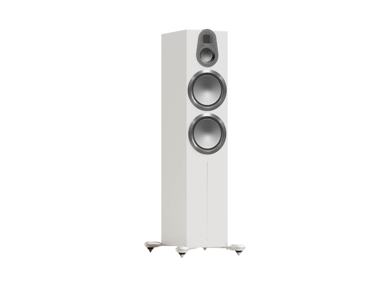 hochlautsprecher, Standlautsprecher, helle farbe, 3-wege lautsprecher, großer woofer