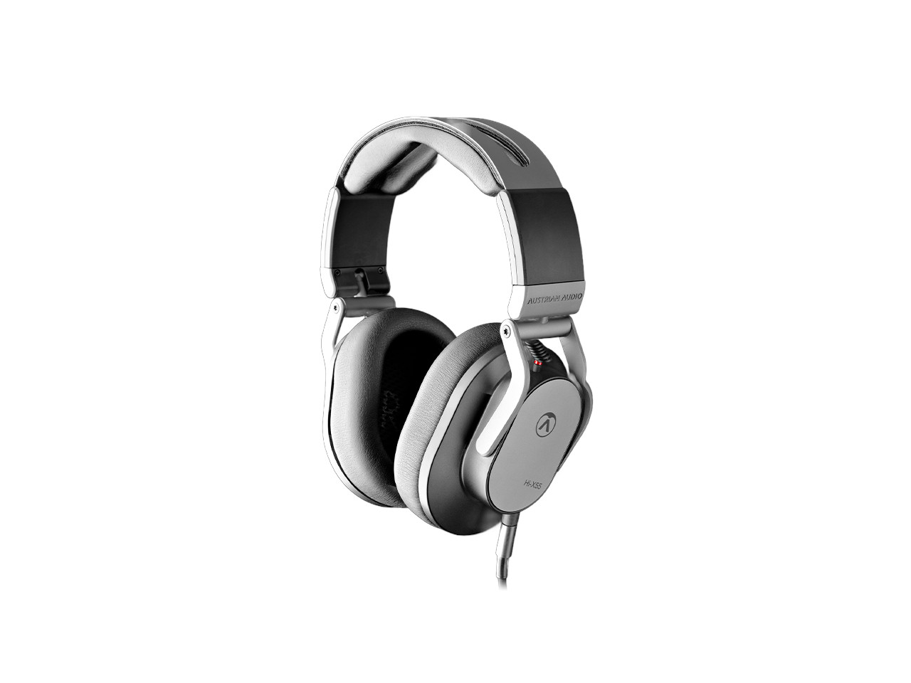 kopfhörer, over-ear, kabelgebunden, schwarz-silber, headphones
