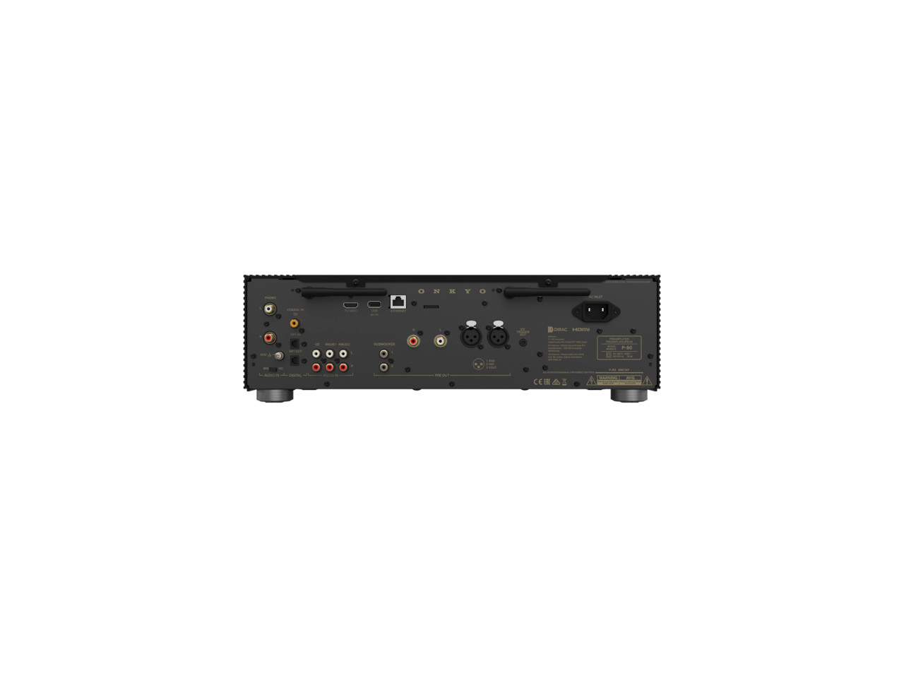 AV-Empfänger, Rückseite, HDMI, RCA, Lautsprecher-Ausgänge