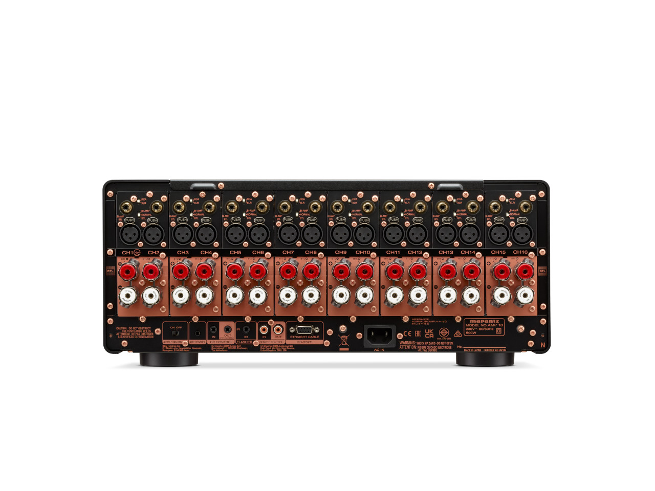 audio, interface, Rückseite, Anschlüsse, Rackmontage