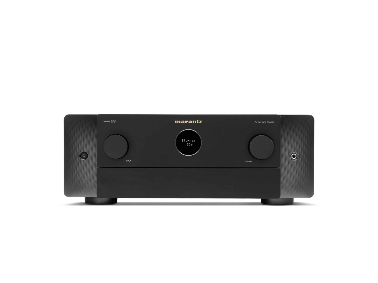 AV-Receiver, Schwarz, 2.0 Kanal, Gehäuse Aluminium, Zentralanzeige