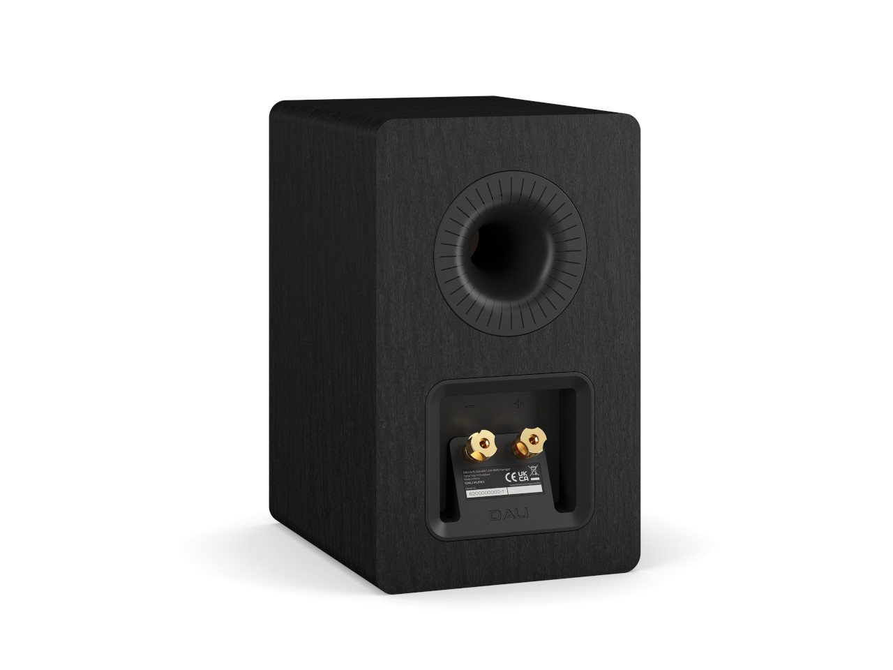 Lautsprecher, Mini-Lautsprecher, passiver Radiator, schwarz Holz, Verstärkerblock