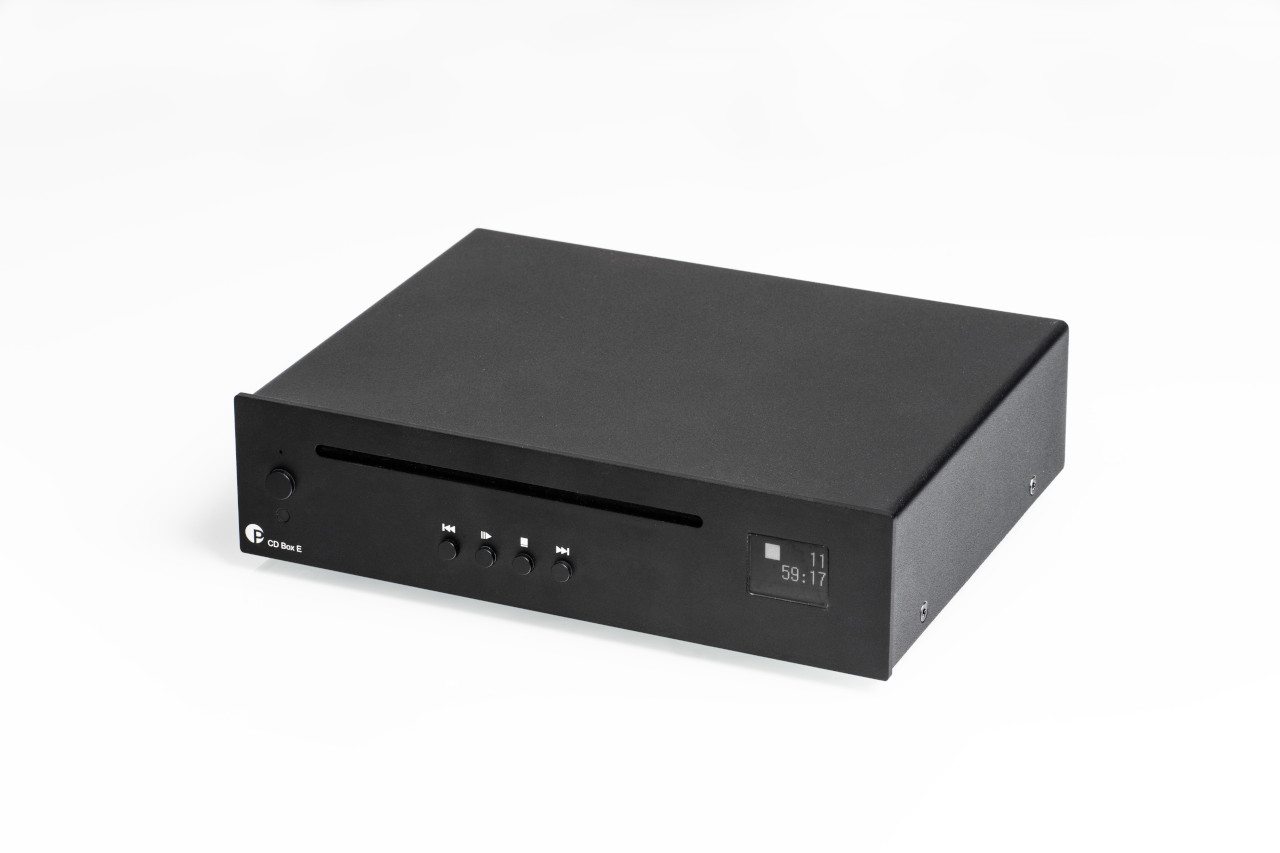 CD-Player, Schwarz, CD-Box-E, Display, Bedienknöpfe