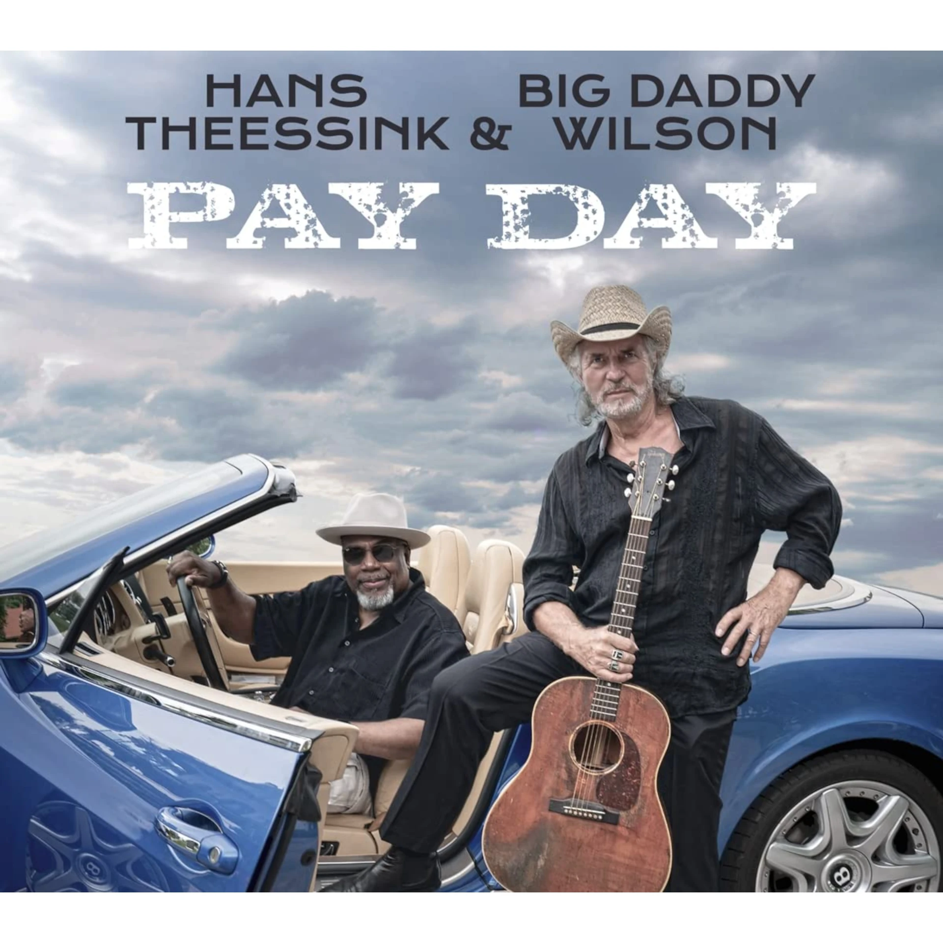 Convertible, Zweifarbig, Gitarre, Männer, Hut