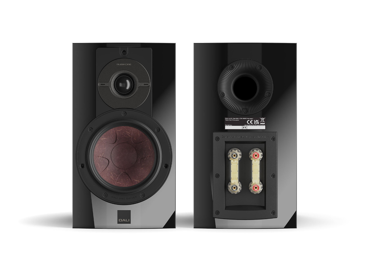 stereo speaker, monitoring speaker, two-way speaker, wood cone, high-end audio