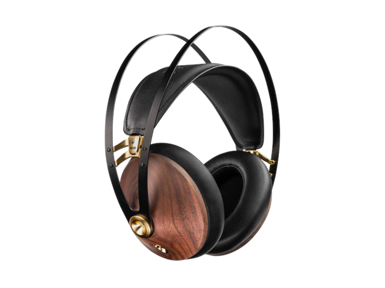 Halbheite, Over-Ear, Kopfhörer, Holzohrenmuschel, Gold-Details