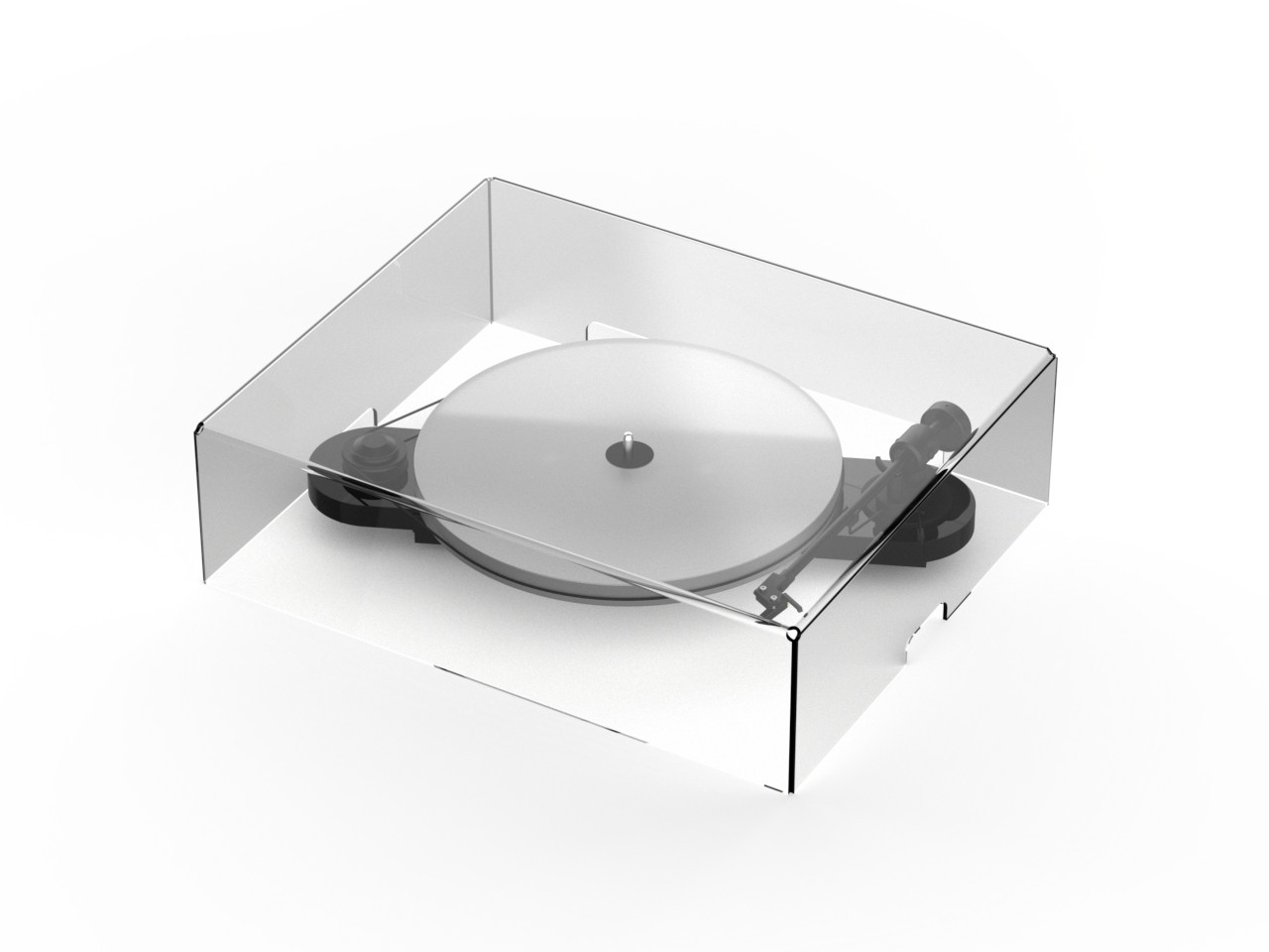 Turntable, Vinyl, Transparente Abdeckung, Platte, Tonarm